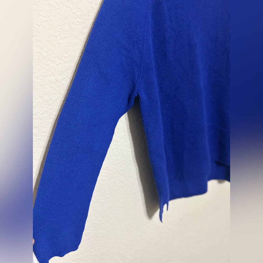 Title Nine Offsite Turtleneck Sweater Blue Pullover Size XL NWT - Picture 5 of 10